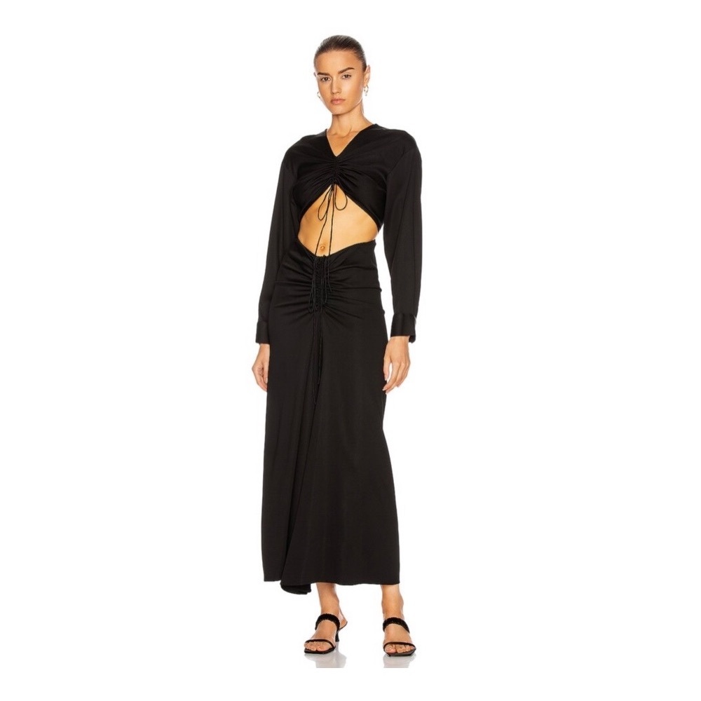 NWT Christopher Esber Ruched Disconnect Shirt Dress AUS 8/US 4